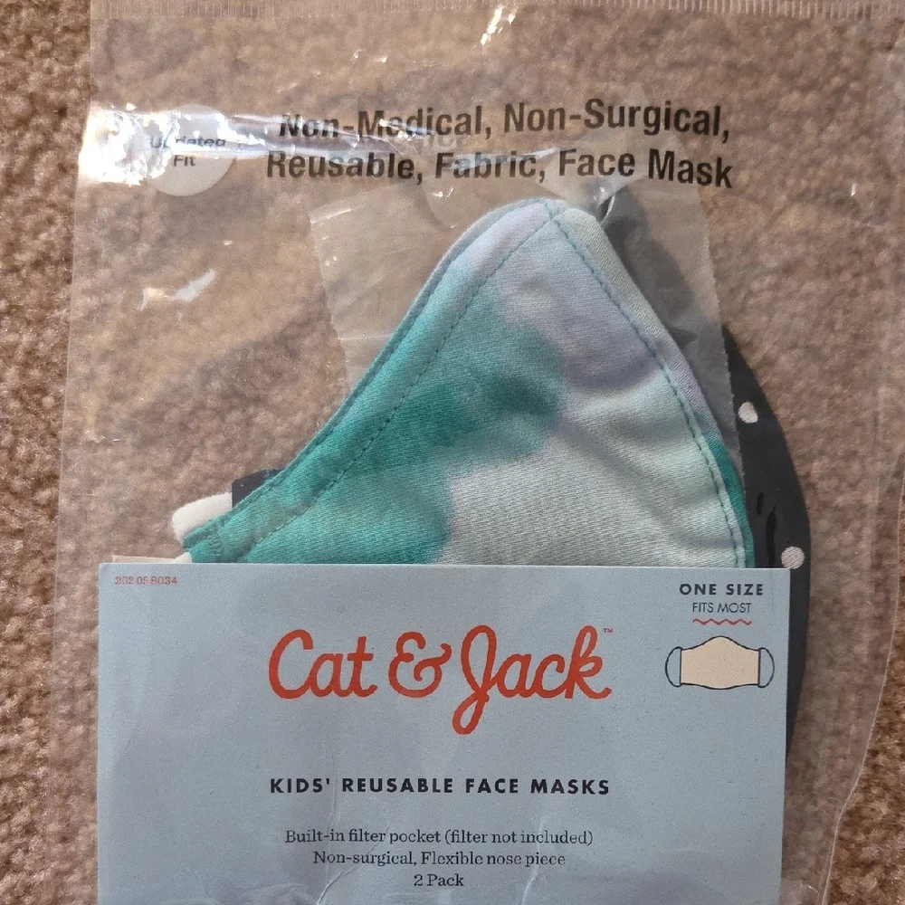 Goodfellow & Co Gray And Cat & Jack 8 Reusable Face Masks